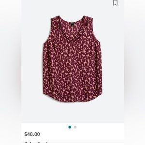 NWT-41 Hawthorn- Purple/mauve dressy tank with cut-outs.  2X